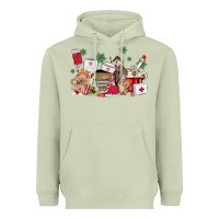 Matcha nurse coffee cups Heavyweight Hoodie - MaliasSmallBusiness