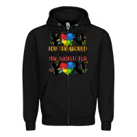 Black ı would not change you autism Zipper Hoodie - MaliasSmallBusiness