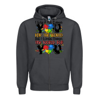 Smoke ı would not change you autism Zipper Hoodie - MaliasSmallBusiness