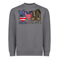 Storm peace love america Heavyweight Sweatshirt - CowhideDigitalArt