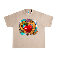 French Oak teacher heart pen Urban Heavy Tee - AdoDesignShop