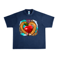 Navy teacher heart pen Urban Heavy Tee - AdoDesignShop