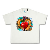 Pistachio teacher heart pen Urban Heavy Tee - AdoDesignShop