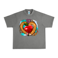 Tornado teacher heart pen Urban Heavy Tee - AdoDesignShop