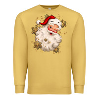 Antique Gold Christmas santa claus Premium Sweatshirt - MaliasSmallBusiness