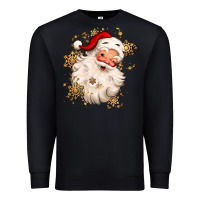Black Christmas santa claus Premium Sweatshirt - MaliasSmallBusiness