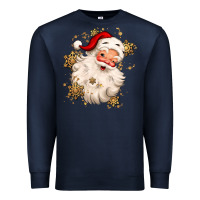Navy Christmas santa claus Premium Sweatshirt - MaliasSmallBusiness