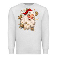 Oatmeal Heather Christmas santa claus Premium Sweatshirt - MaliasSmallBusiness