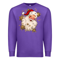 Purple Christmas santa claus Premium Sweatshirt - MaliasSmallBusiness
