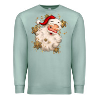 Seafoam Christmas santa claus Premium Sweatshirt - MaliasSmallBusiness