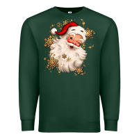 Sports Green Christmas santa claus Premium Sweatshirt - MaliasSmallBusiness