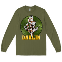 Army Green cowhide darlin Long Sleeve Tee - JahusDesignShop