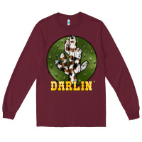 Burgundy cowhide darlin Long Sleeve Tee - JahusDesignShop