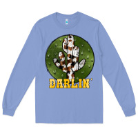 Colony Blue cowhide darlin Long Sleeve Tee - JahusDesignShop