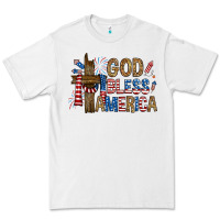 White god  bless america with cross Premium Tee - RanaPortraitStore