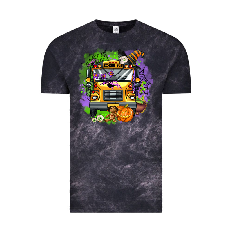 Halloween School Bus Vintage Tee by AdoDesignShop | Teevron