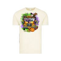 Vintage Arctic halloween school bus Vintage Tee - AdoDesignShop