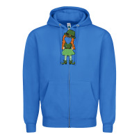 True Royal leprechaun girl faceless Zipper Hoodie - MaliasSmallBusiness