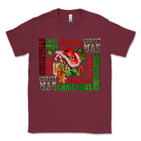 Burgundy christmas Classic Tee - AdoDesignShop