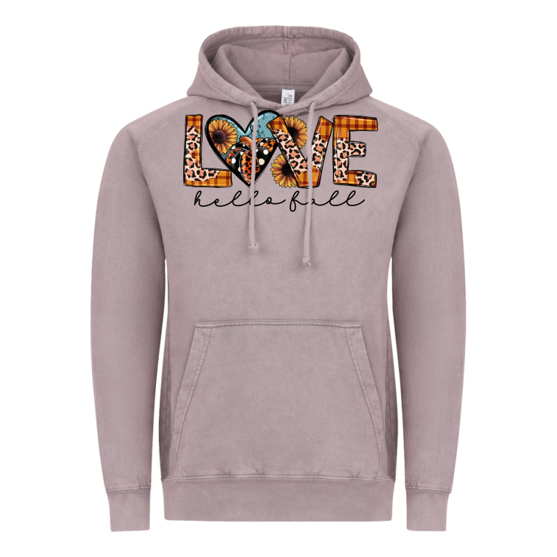 Hello Fall Love Vintage Hoodie by JahusDesignShop | Teevron