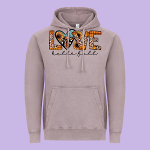 Hello Fall Love Vintage Hoodie Designed By Jahusdesignshop