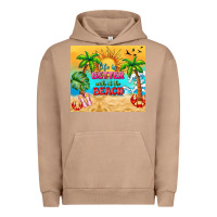 Pigment Burro life is better with at the beach Urban Hoodie - TumblerDesignByShophia