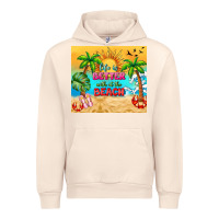 Sandshell life is better with at the beach Urban Hoodie - TumblerDesignByShophia