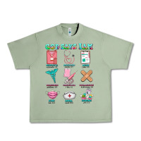 Oil Green nurse god says i am  nurse elements Urban Heavy Tee - AdoDesignShop