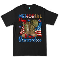 Black memorial day honor remember Premium Tee - RanaPortraitStore