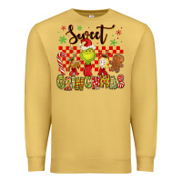 Antique Gold grinchmas Premium Sweatshirt - MaliasSmallBusiness