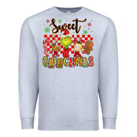Heather Grey grinchmas Premium Sweatshirt - MaliasSmallBusiness