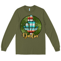 Army Green darlin' Long Sleeve Tee - JahusDesignShop