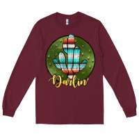 Burgundy darlin' Long Sleeve Tee - JahusDesignShop