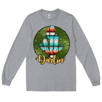 Heather Grey darlin' Long Sleeve Tee - JahusDesignShop