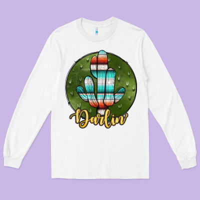 Darlin' Long Sleeve Tee Designed By Jahusdesignshop