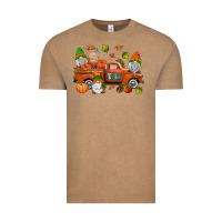Vintage Coffee fall gnomes truck Vintage Tee - AdoDesignShop