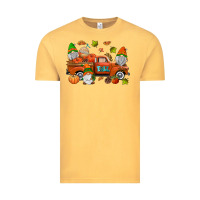 Vintage Mustard fall gnomes truck Vintage Tee - AdoDesignShop