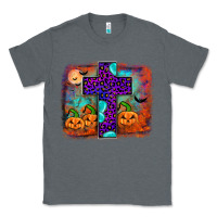 Charcoal Heather halloween cross Classic Tee - JahusDesignShop