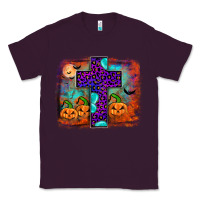 Plum halloween cross Classic Tee - JahusDesignShop