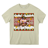 Mossy Stacked Christmas Farm Heavy Core Tee - Artiststas