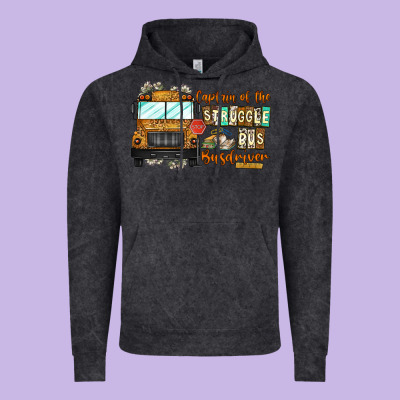 Captain Of Struggle Bus Busdrive Vintage Hoodie Designed By Cowhidedigitalart