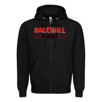 Black loud and proud baseball mama Zipper Hoodie - MaliasSmallBusiness