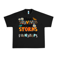 Black i have survived to may storms to be bothered by ra Urban Heavy Tee - AdoDesignShop