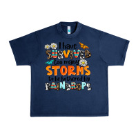 Navy i have survived to may storms to be bothered by ra Urban Heavy Tee - AdoDesignShop