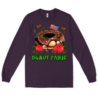 Plum donut panic Long Sleeve Tee - AdoDesignShop