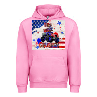 Fuchsia Pink firework crusher 4th of july Urban Hoodie - TumblerDesignByShophia