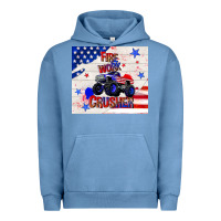 Pigment Pebble Blue firework crusher 4th of july Urban Hoodie - TumblerDesignByShophia