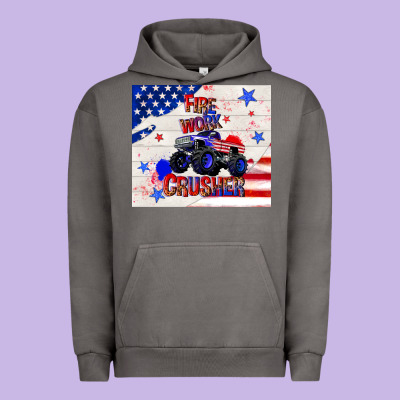 Firework Crusher 4th Of July Urban Hoodie Designed By Tumblerdesignbyshophia
