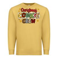 Antique Gold Christmas cookie crew Premium Sweatshirt - MaliasSmallBusiness