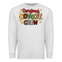 Oatmeal Heather Christmas cookie crew Premium Sweatshirt - MaliasSmallBusiness
